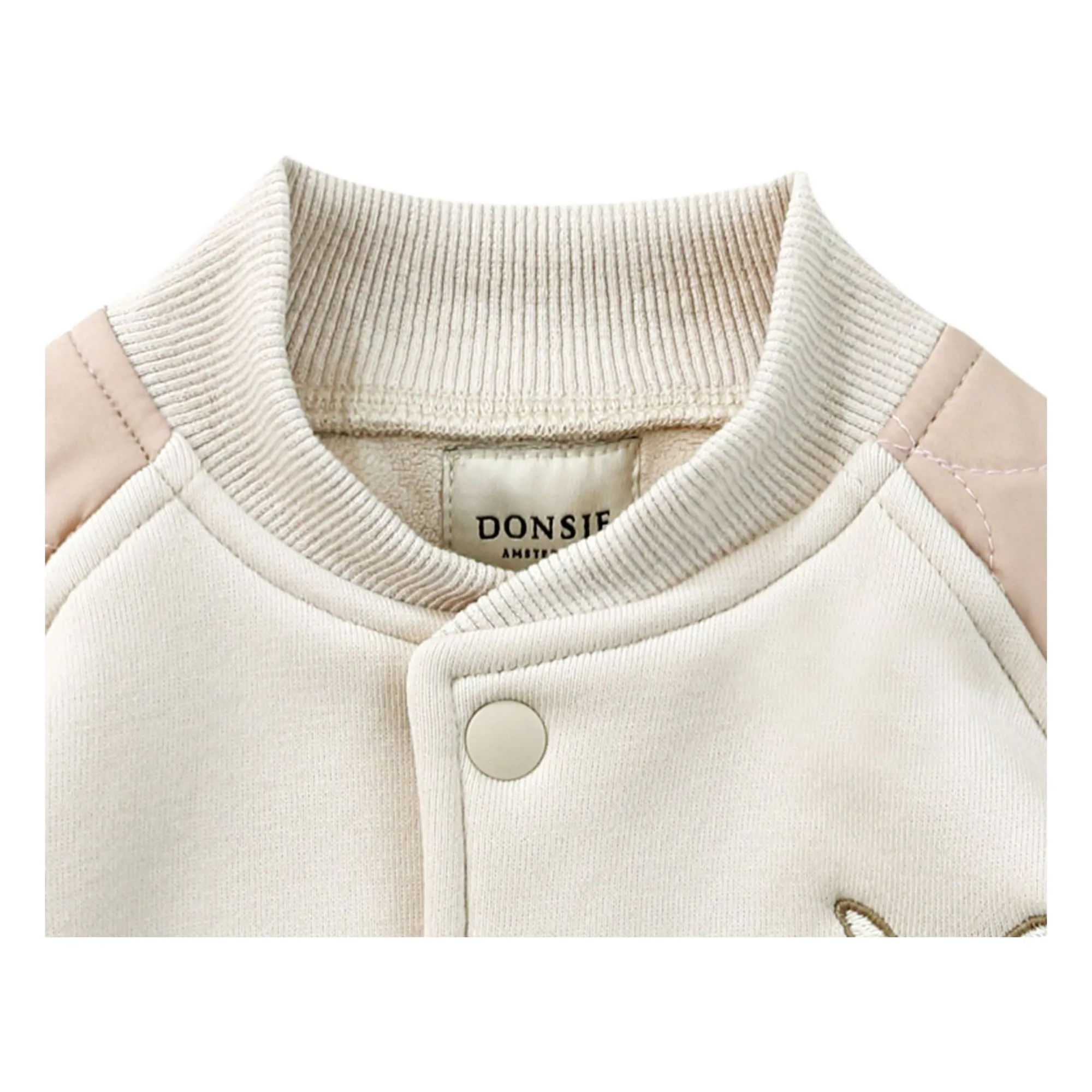 Bomber Bi-Matière Noal | Ecru- Image produit n°4