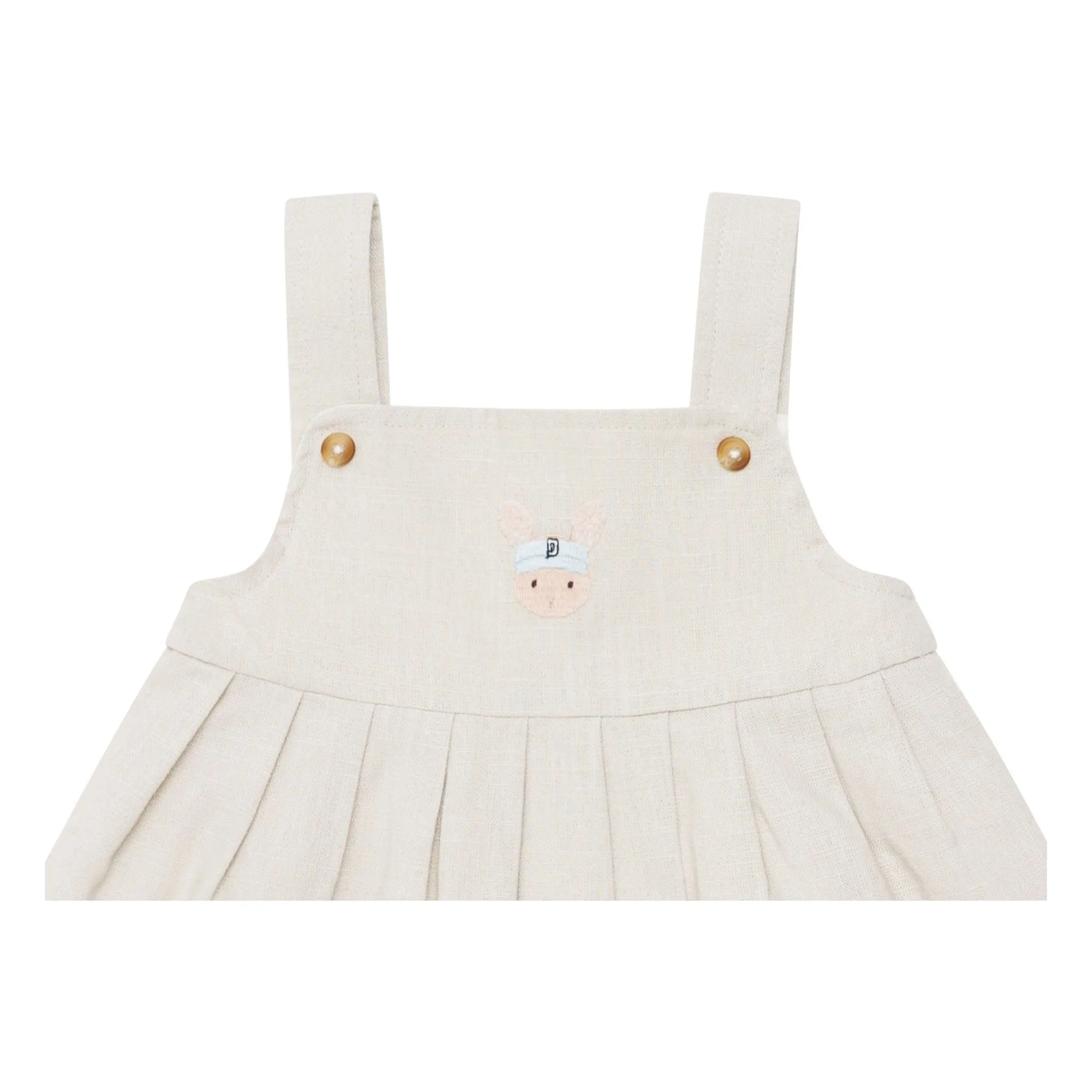 Robe Harpar Lin | Rose pâle- Image produit n°2