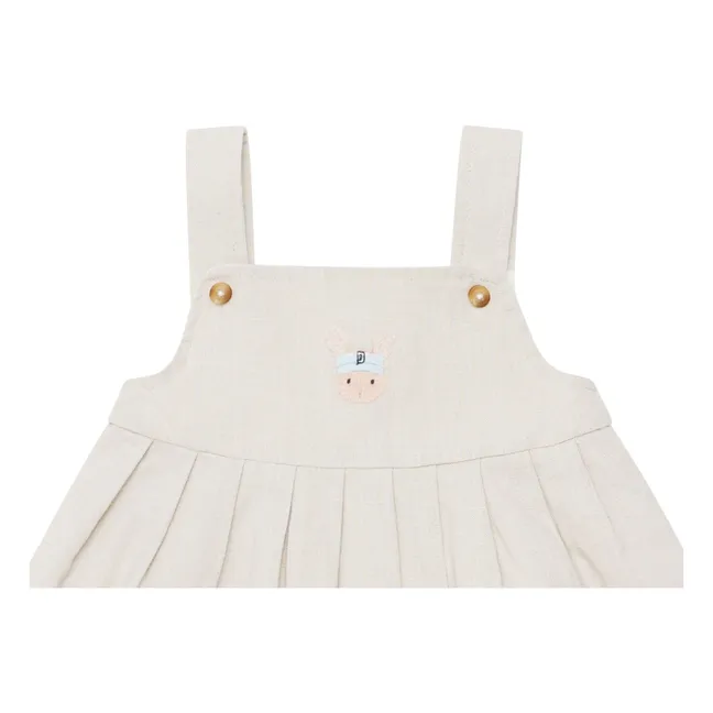 Robe Harpar Lin | Rose pâle