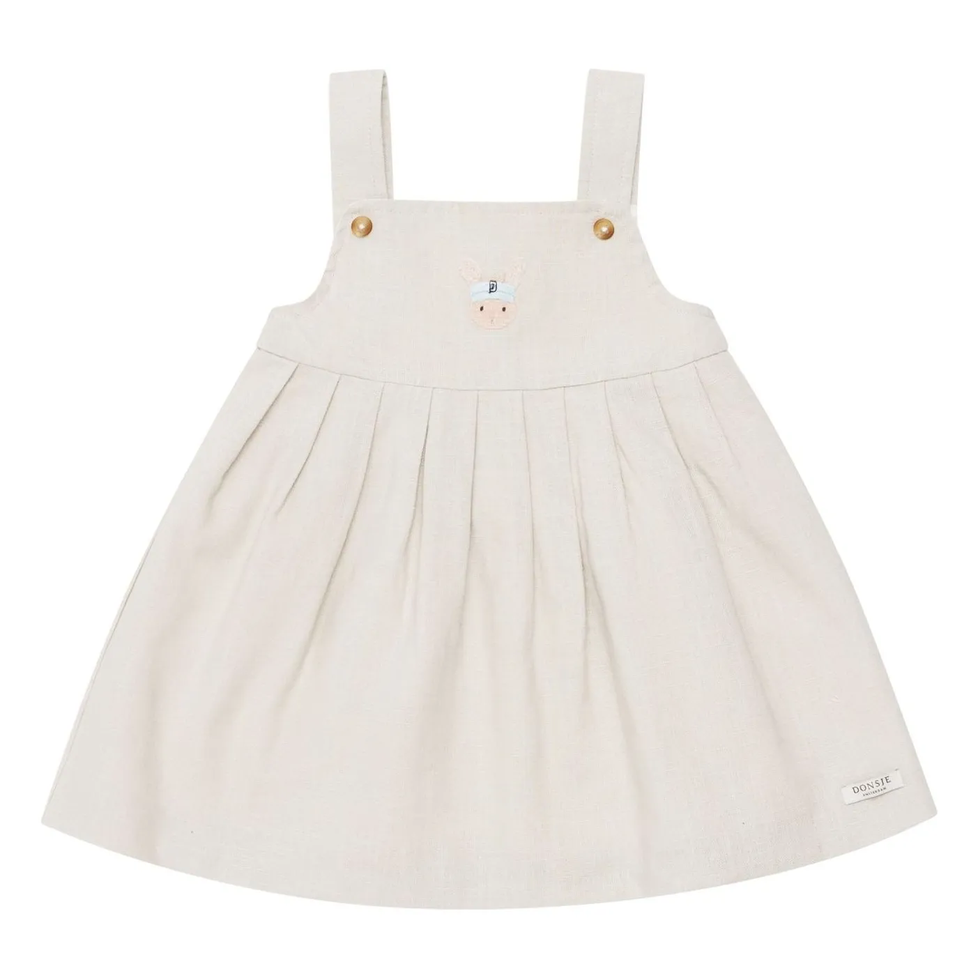 Robe Harpar Lin | Rose pâle- Image produit n°0