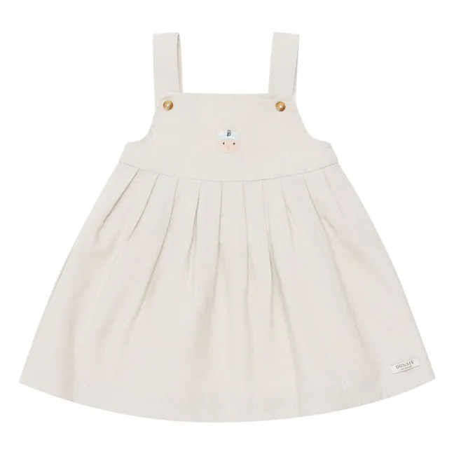 Robe Harpar Lin | Rose pâle
