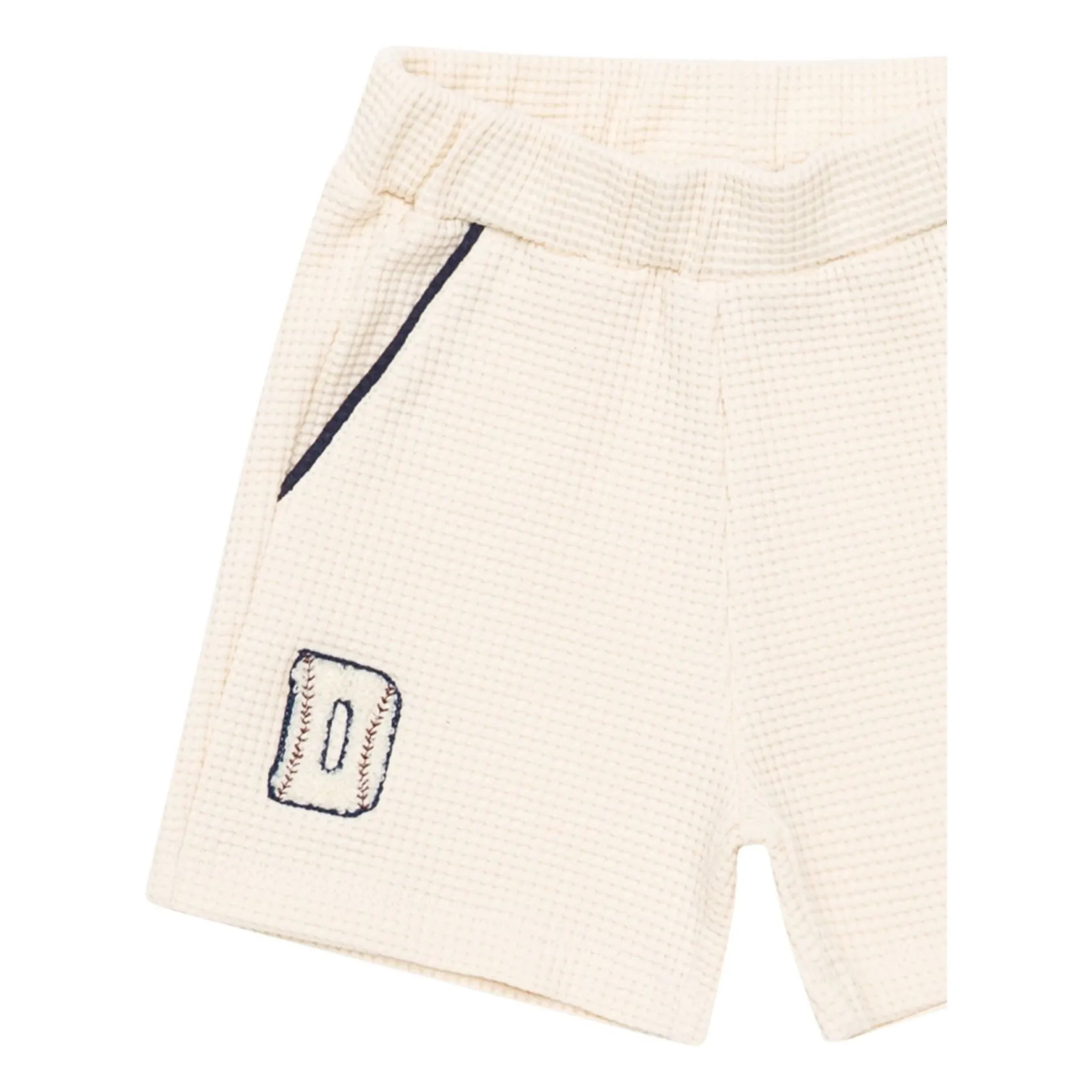 Short Gaufré Petar | Ivoire- Image produit n°2