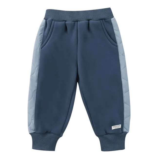 Jogger Bi-Matière Noorien | Bleu foncé