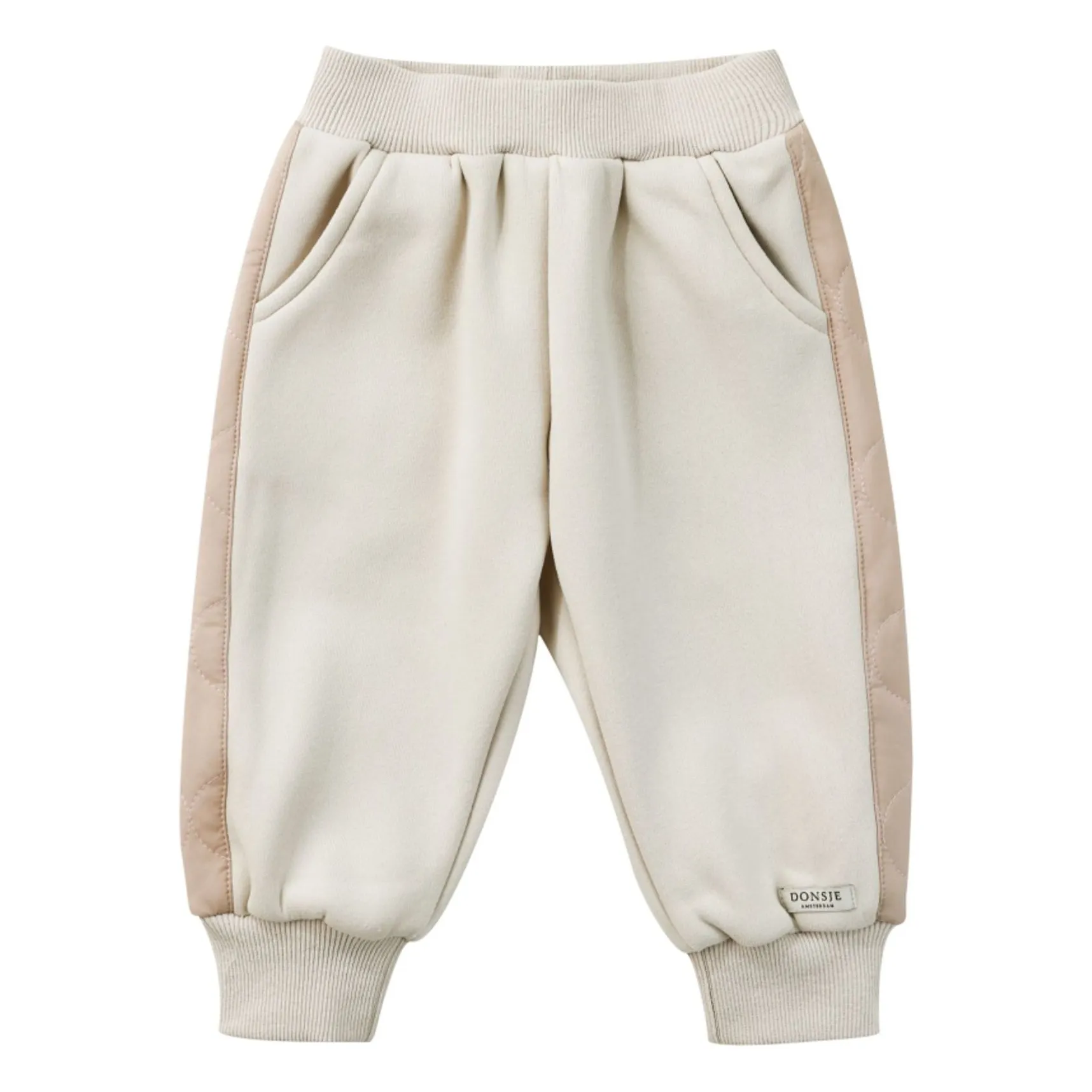 Jogger Bi-Matière Noorien | Ecru- Image produit n°0