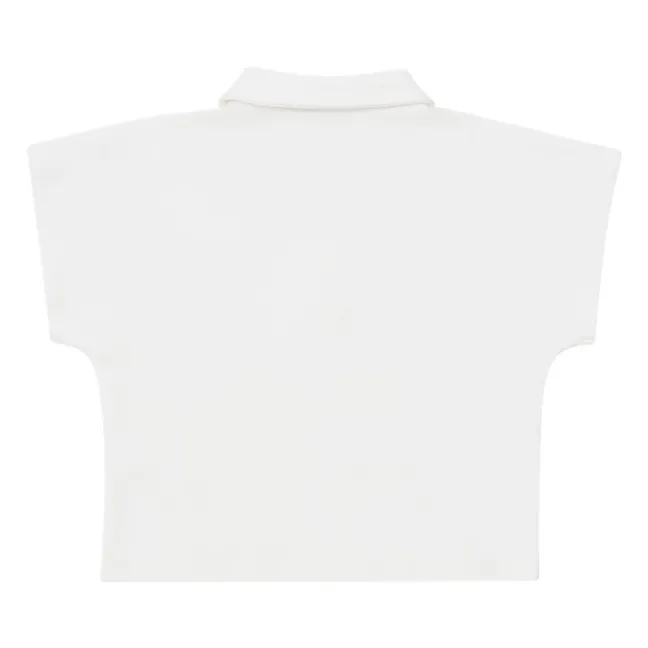 Top Col Claudine Ivelle | Blanc