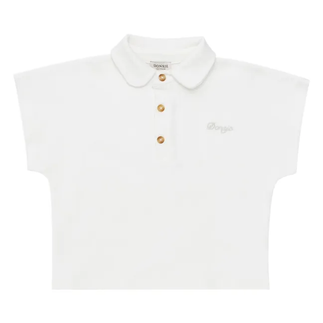 Top Col Claudine Ivelle | Blanc