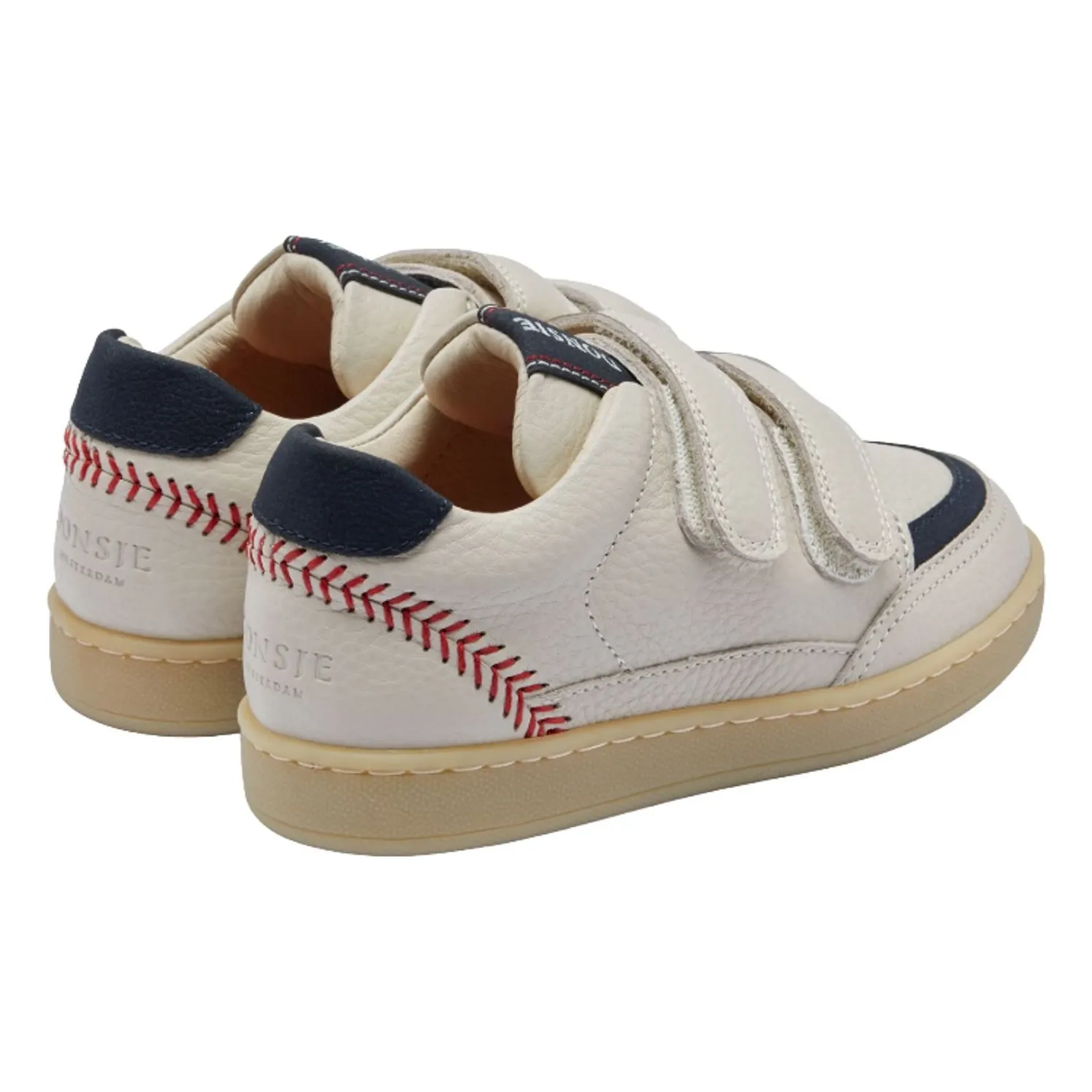 Baskets Double Scratchs Ronan | Blanc- Image produit n°4