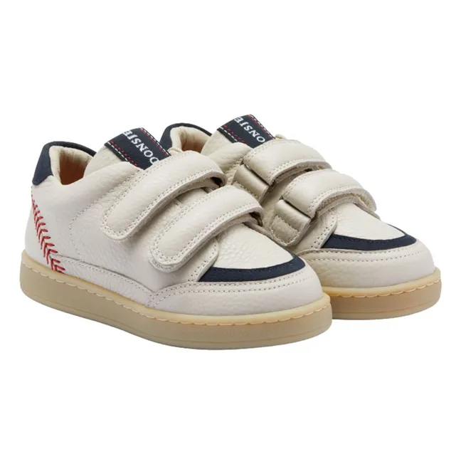 Baskets Double Scratchs Ronan | Blanc