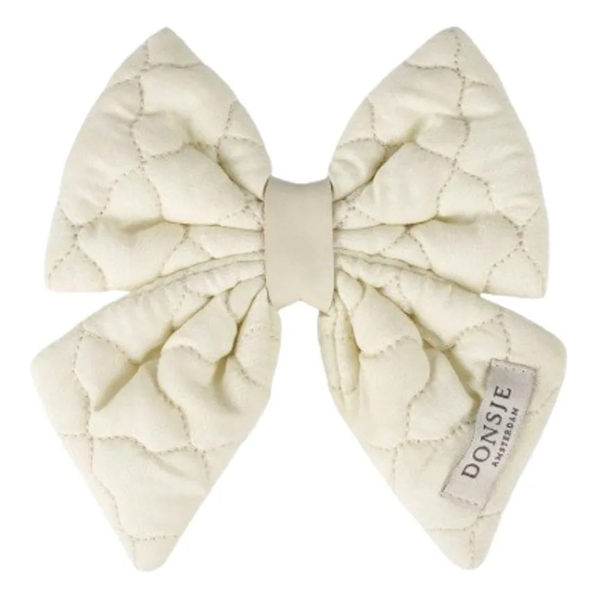 Donsje Ivory Klasina Bow Hair Slide