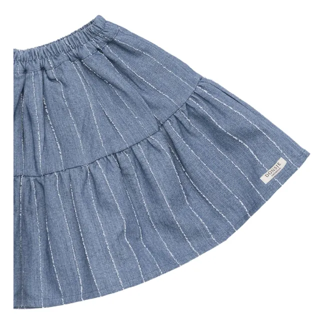 Soor Ploom - Erma Checked Merino Wool Skirt - Ecru | Smallable