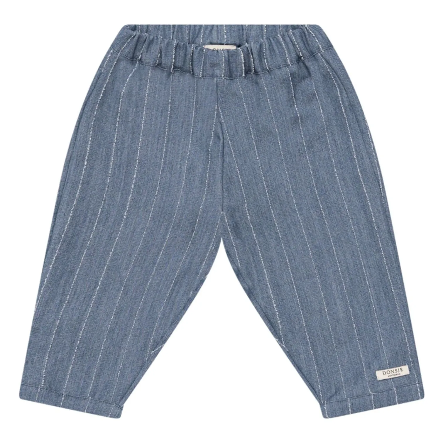 Donsje Denim Blue Striped Mink Pants