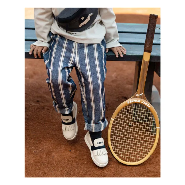 Pantalones de rayas Menno | Azul