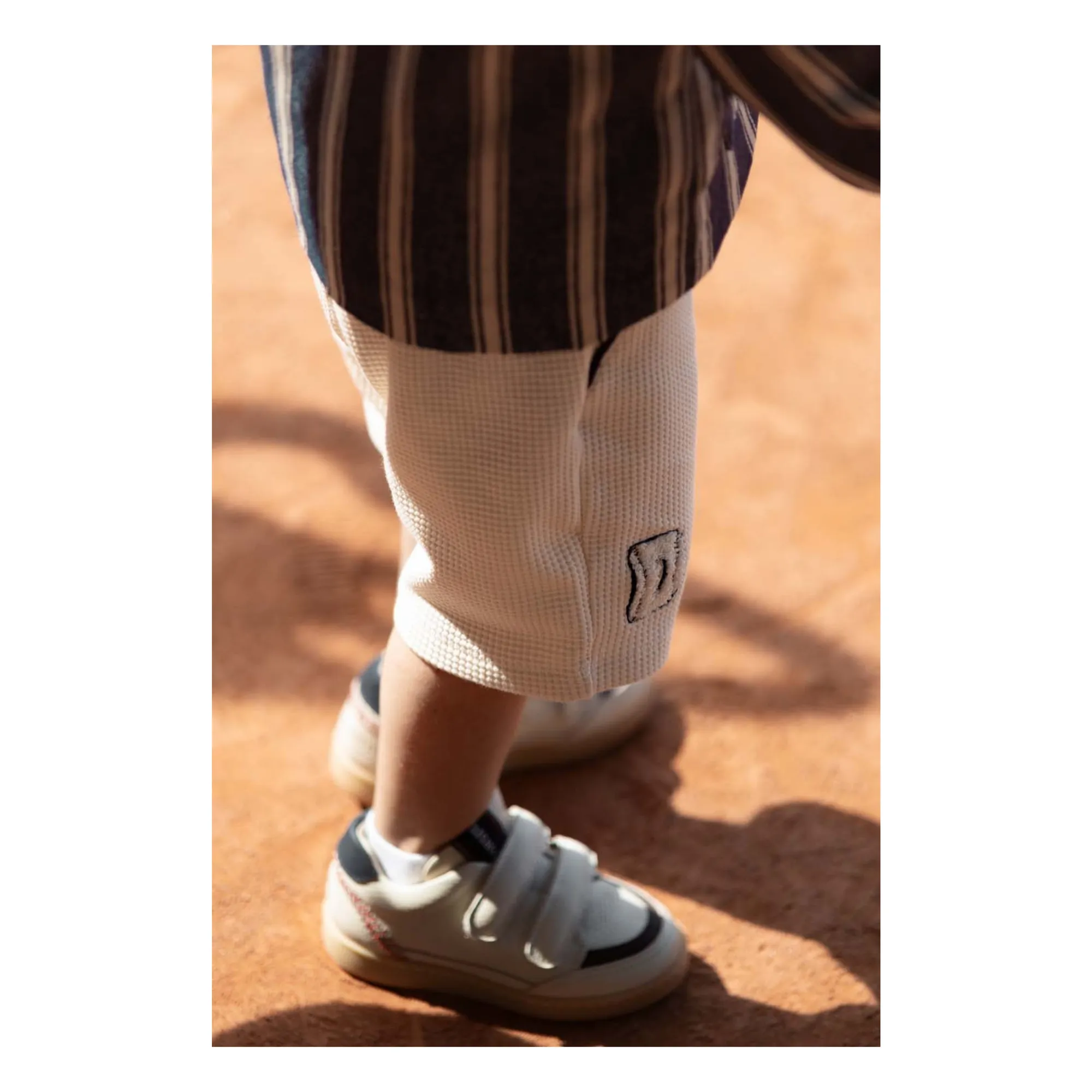 Short Gaufré Petar | Ivoire- Image produit n°1