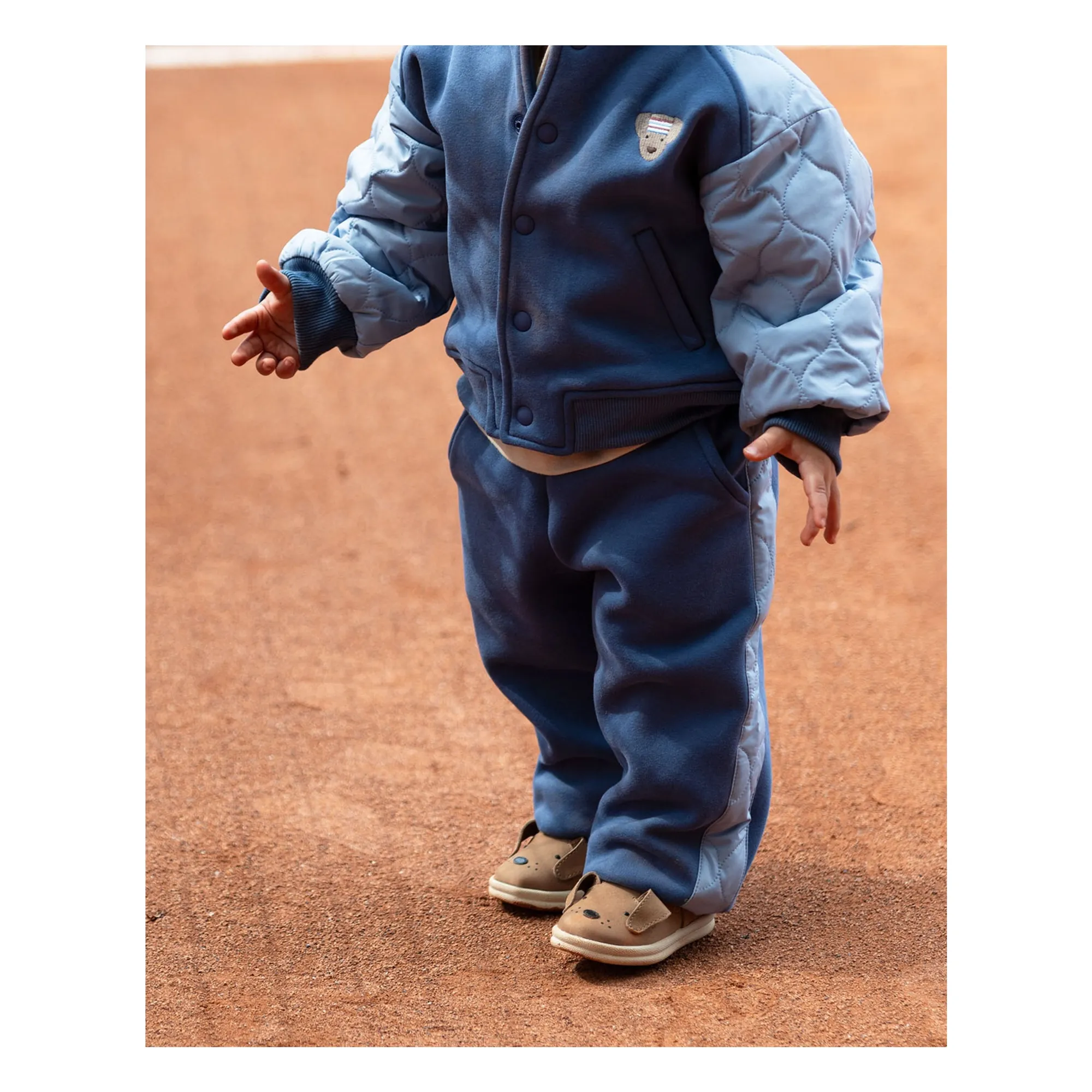 Jogger Bi-Matière Noorien | Bleu foncé- Image produit n°1