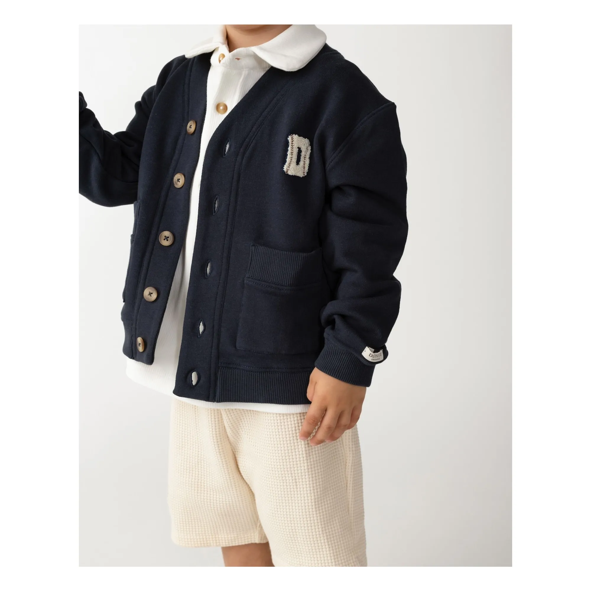 Cardigan Poches Maukie | Bleu marine- Image produit n°1