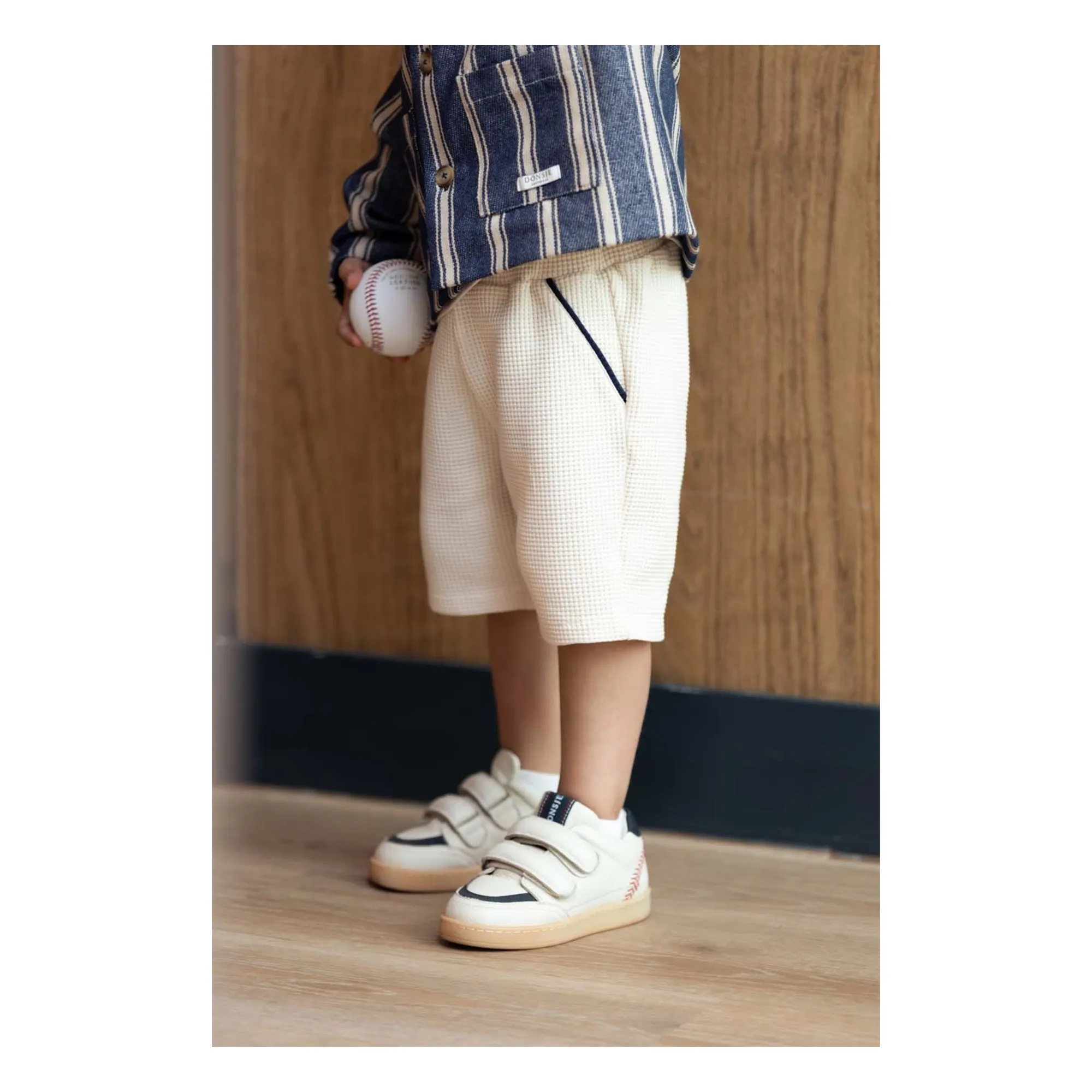 Baskets Double Scratchs Ronan | Blanc- Image produit n°1