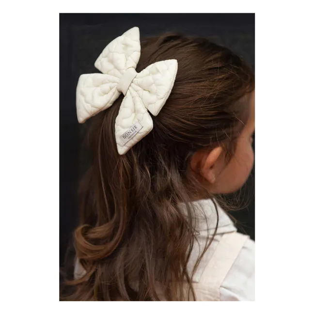 Klasina Bow hair slide | Ivory