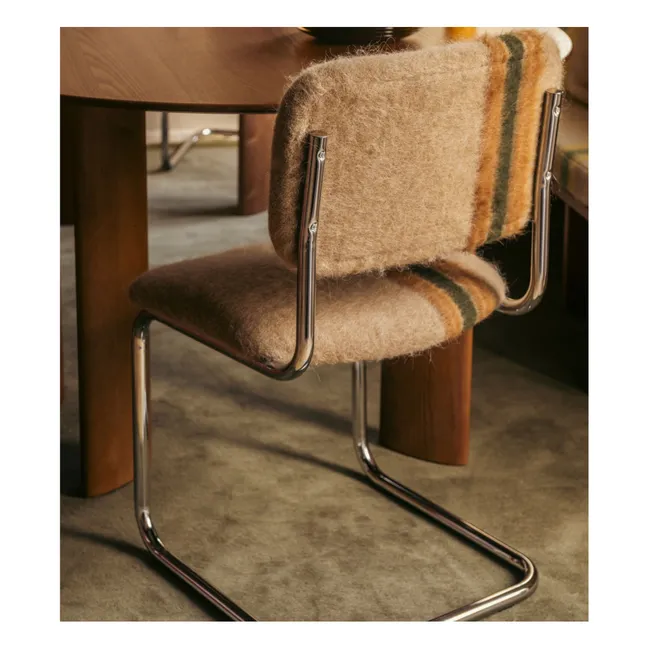 ChaiseClassica en mohair à rayures | Marron