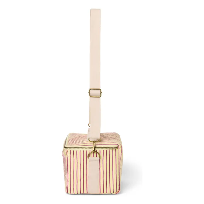 Striped cooler | Pale yellow