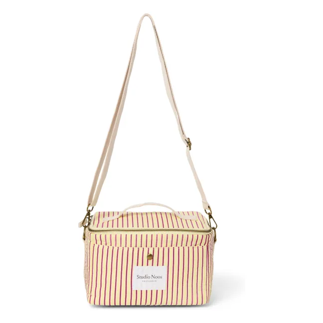 Striped cooler | Pale yellow