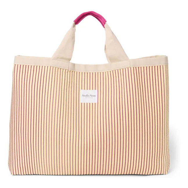 Sac de plage rayé | Jaune pâle
