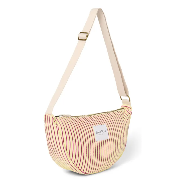 Sac banane rayé | Jaune pâle