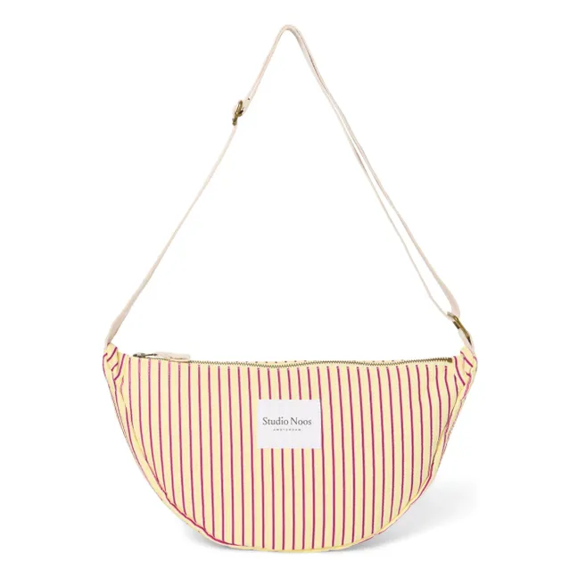 Sac banane rayé | Jaune pâle