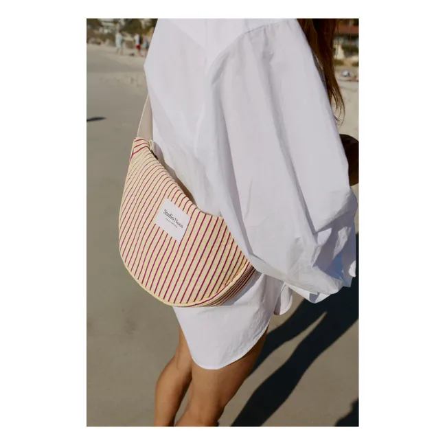 Sac banane rayé | Jaune pâle