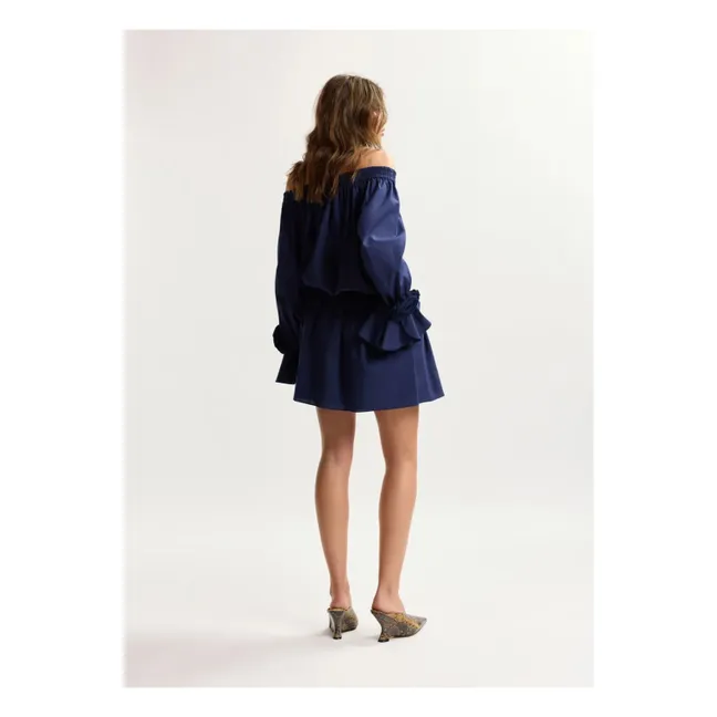 Robe Jegan Coton | Bleu