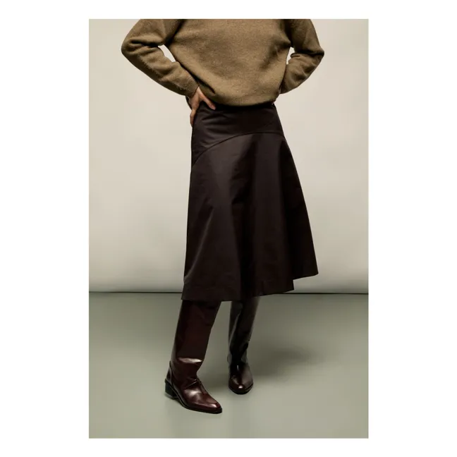 Bottes Sarah Cuir | Chocolat