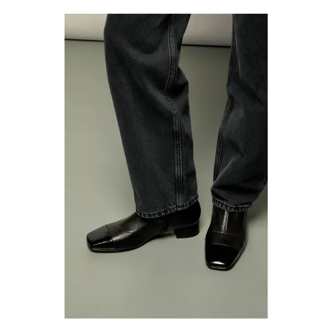 Boots Laurie Cuir | Noir
