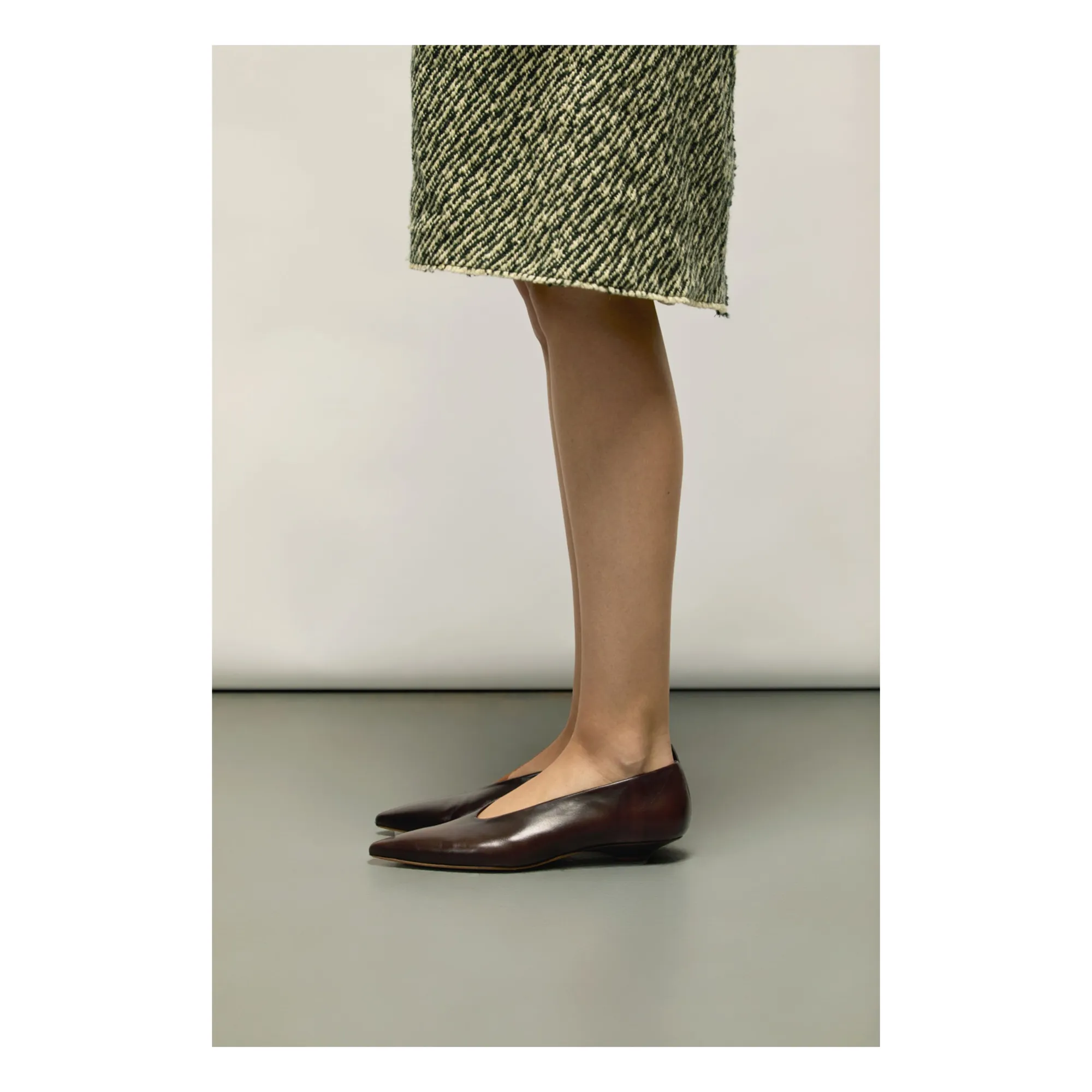 Slingback Freya Cuir | Marron- Image produit n°1
