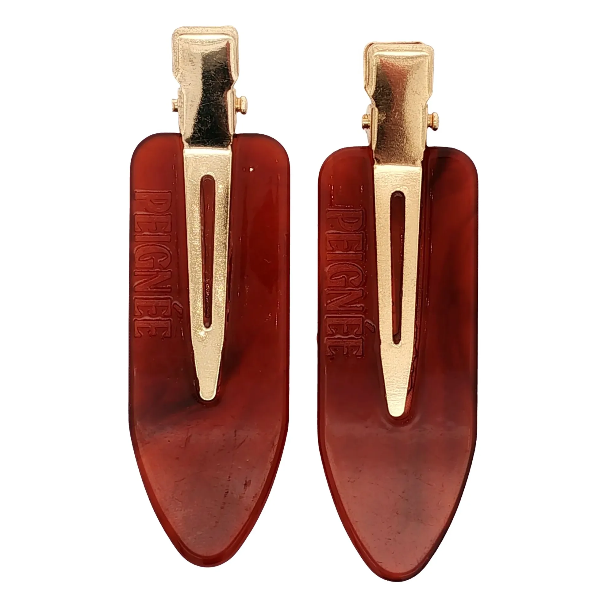 Barrettes - Rouge délicat | Brique- Image produit n°0