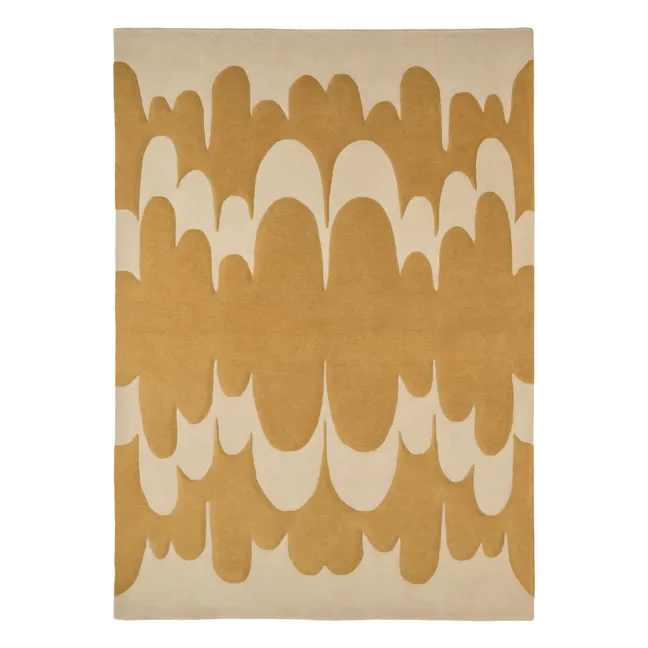 Tapis en laine Echo, Lucia Eames | Ocre