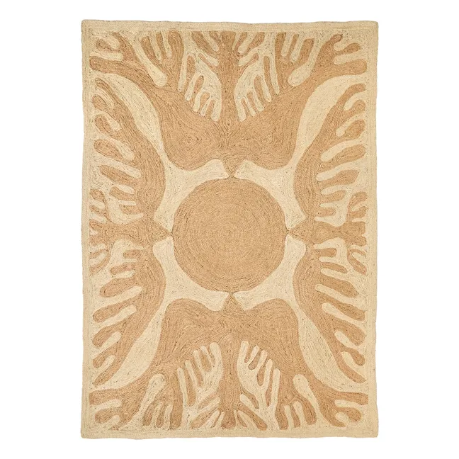 Tapis en jute Sunbirds, Lucia Eames