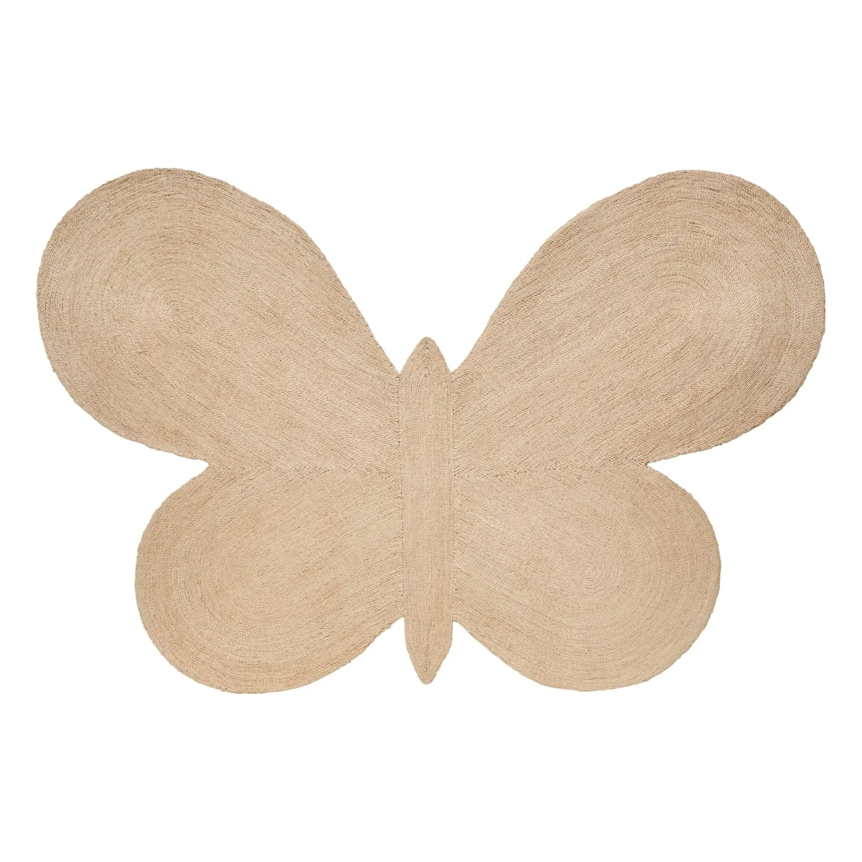 Tapis en jute Butterfly, Lucia Eames- Image produit n°0