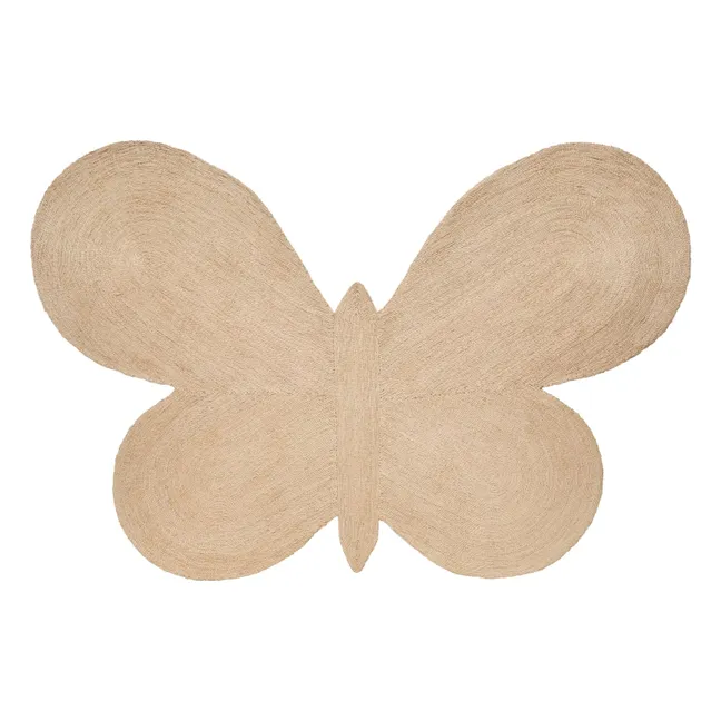 Tapis en jute Butterfly, Lucia Eames