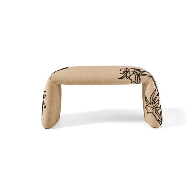 Pouf Folded Flowers, Estudi Manel Molina | Beige