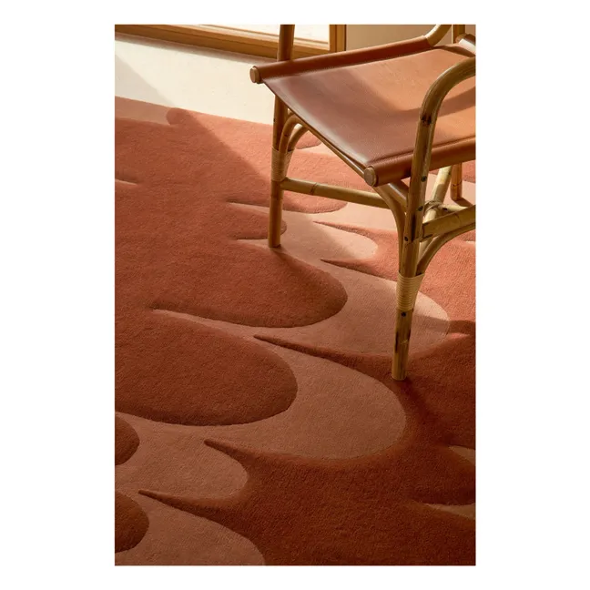 Alfombra de lana Echo, Lucia Eames | Terracotta