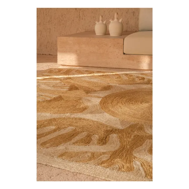 Alfombra de yute Sunbirds, Lucia Eames