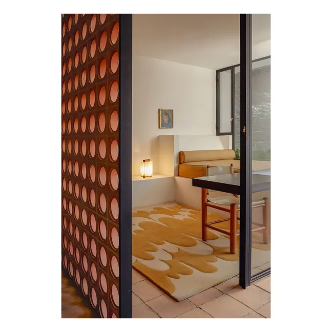 Echo wool rug, Lucia Eames | Ochre