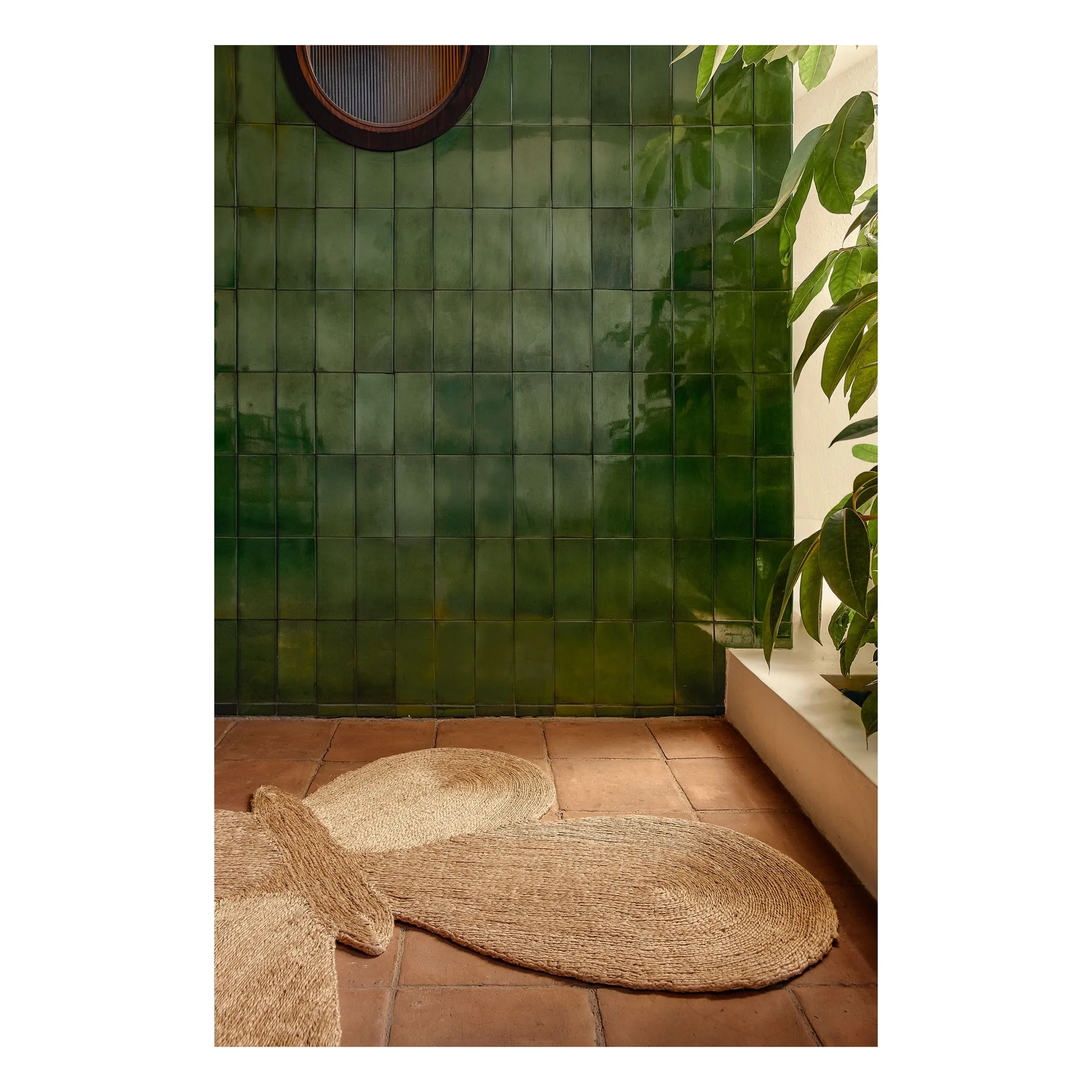 Tapis en jute Butterfly, Lucia Eames- Image produit n°1