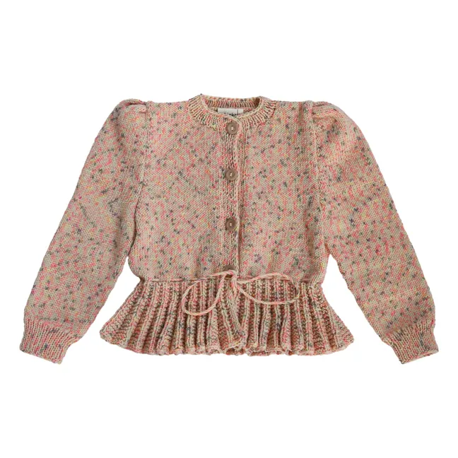 Cardigan Luna Laine Mérinos | Rose