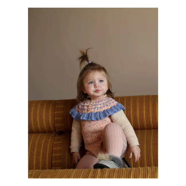 Barboteuse Dove Laine Mérinos | Rose