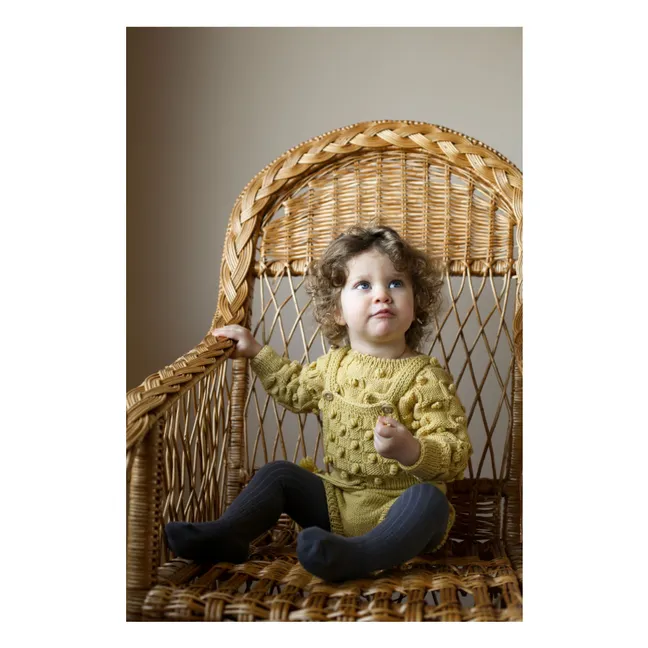 Barboteuse Ravena Laine Mérinos | Jaune