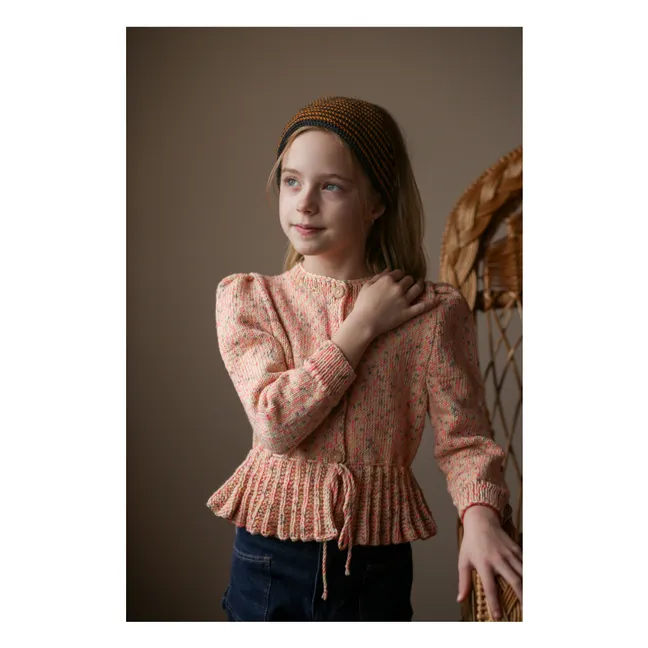 Cardigan Luna Laine Mérinos | Rose