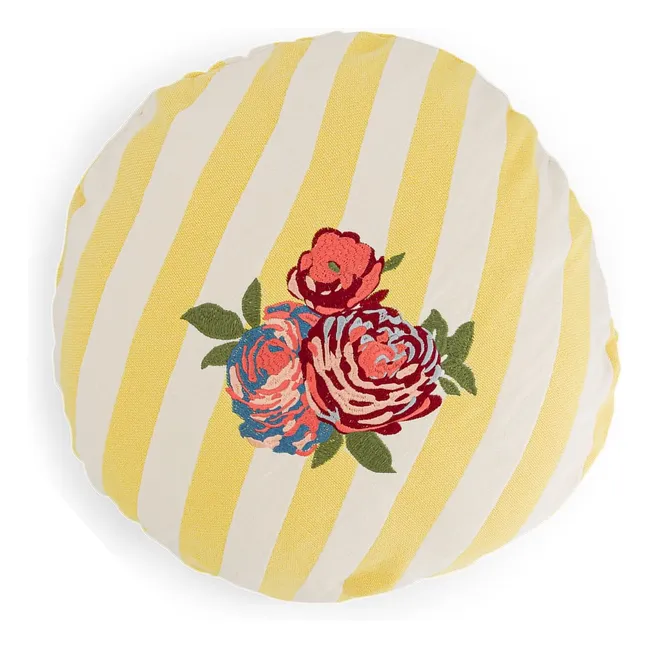 Coussin Bomboloni, Lisa Corti x The Socialite Family  | Jaune