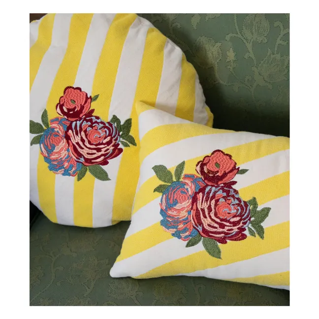 Coussin Bomboloni, Lisa Corti x The Socialite Family  | Jaune