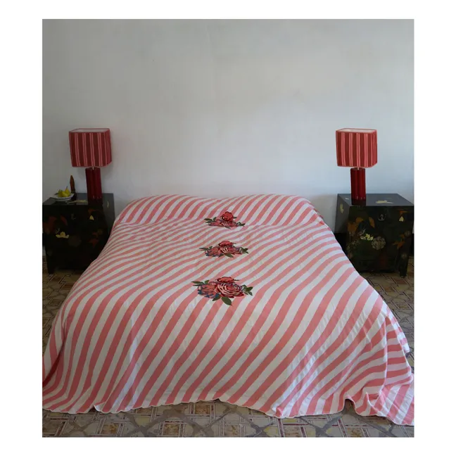 Couvre-lit Monastico, Lisa Corti x The Socialite Family  | Rose