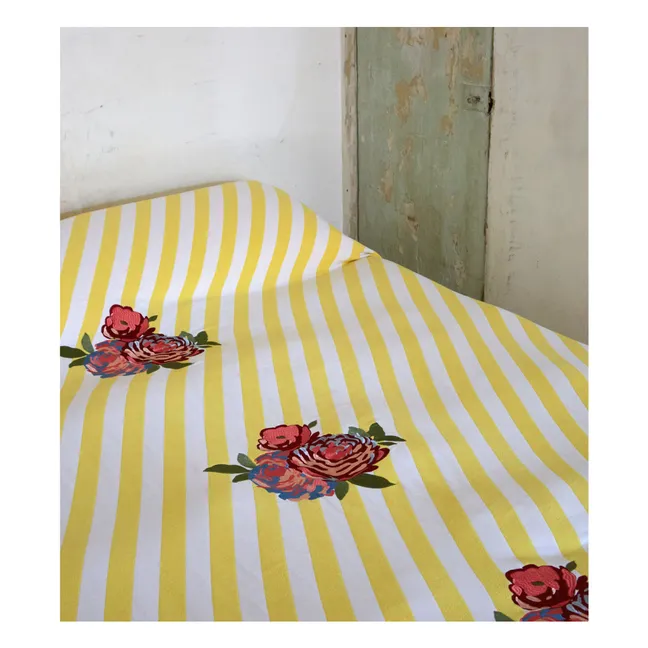 Couvre-lit Monastico, Lisa Corti x The Socialite Family  | Jaune